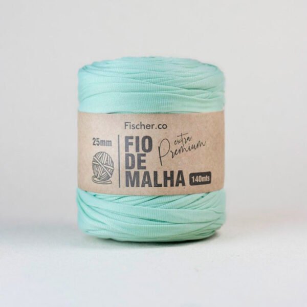 Fio de Malha Extra Premium 25mm - Verde Hortelã