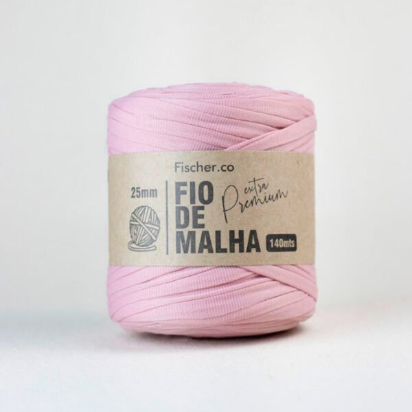 Fio de Malha Extra Premium 25mm - Rosê Antigo