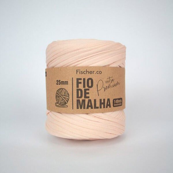 Fio de Malha Extra Premium 25mm - Pérola