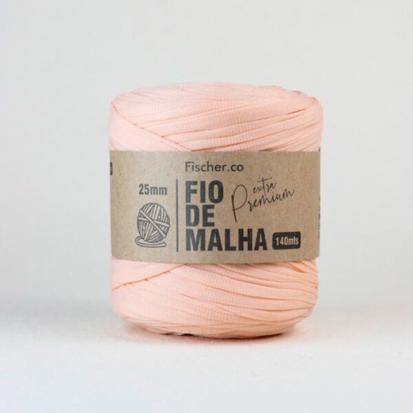 Fio de Malha Extra Premium 25mm - Salmão