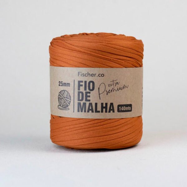 Fio de Malha Extra Premium 25mm - Terracota