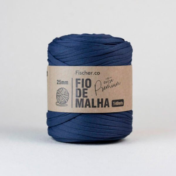 Fio de Malha Extra Premium 25mm - Marinho